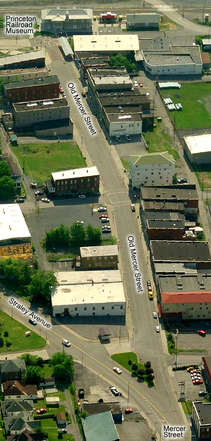 Downtown Princeton from above