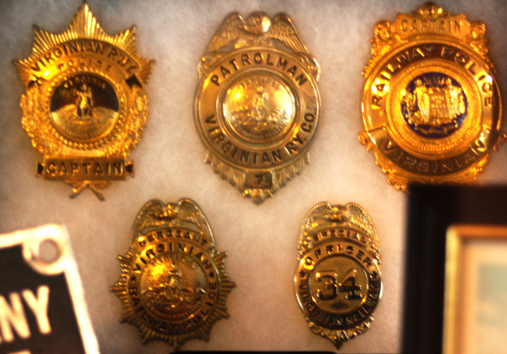 Railroad badges