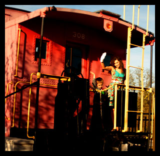 A scene along the Virginian Railway right-of-way